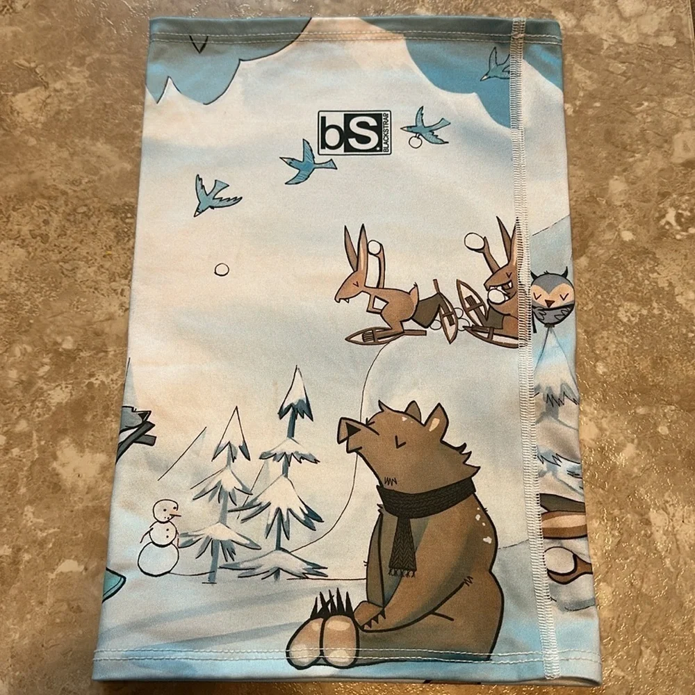 Blackstrap Balaclava Kids Blue Skiing snowboarding Fox Neck Gaiter Like New